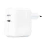 Adaptateur secteur double port USB-C 35W